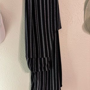 STRIPED FLARE LEGGINGS